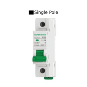 Super star single pole circute breaker (mcb)